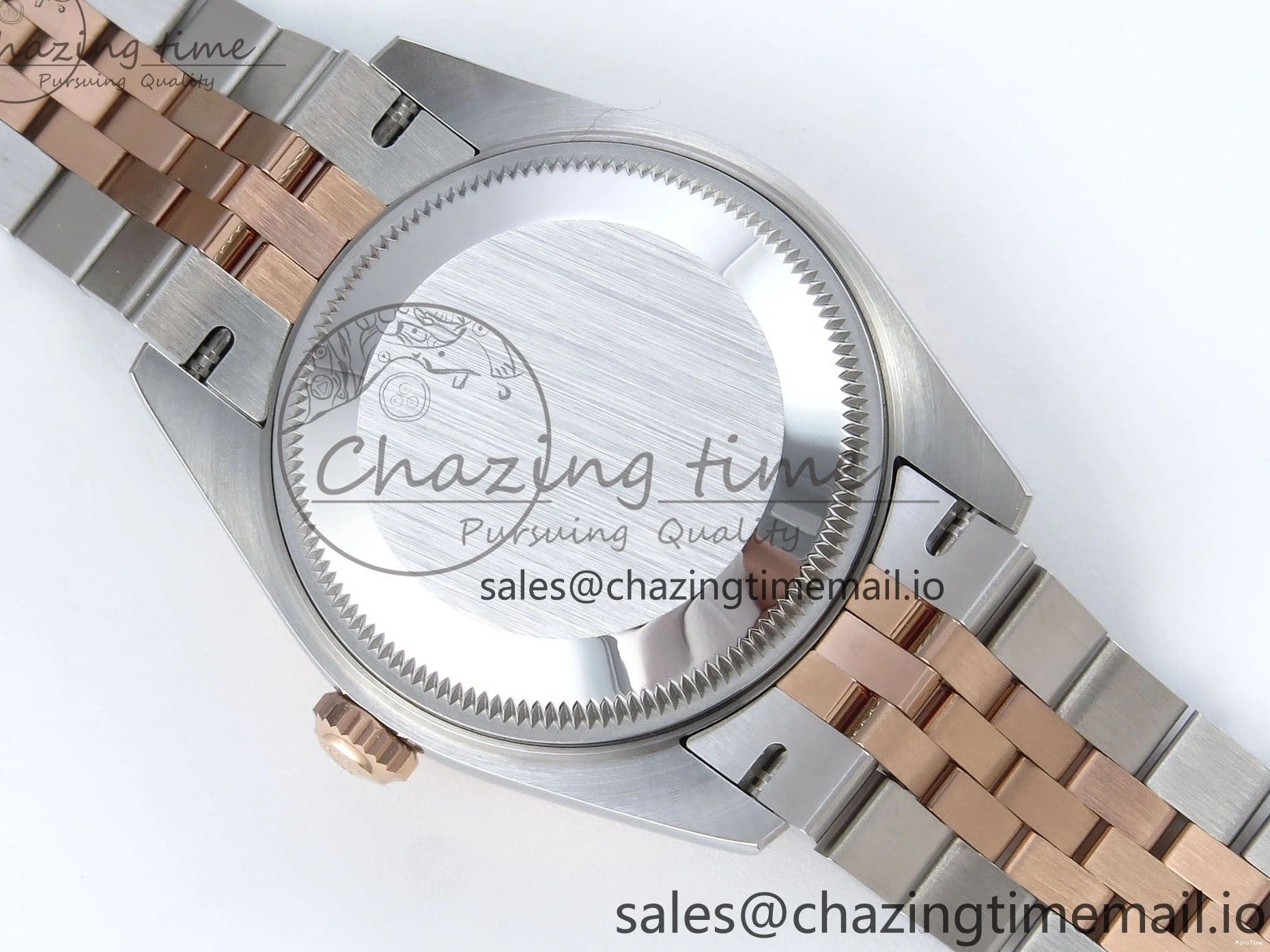 MiroTime 0102 QuickDry DateJust 31 278271 ARF 1:1 Best Edition 904L Steel White MOP Diamonds Dial on SS RG Jubilee Bracelet ETA 517